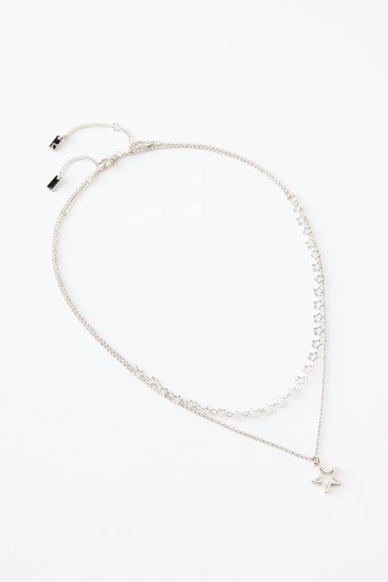 روبي قلادة قلادة عبوتين